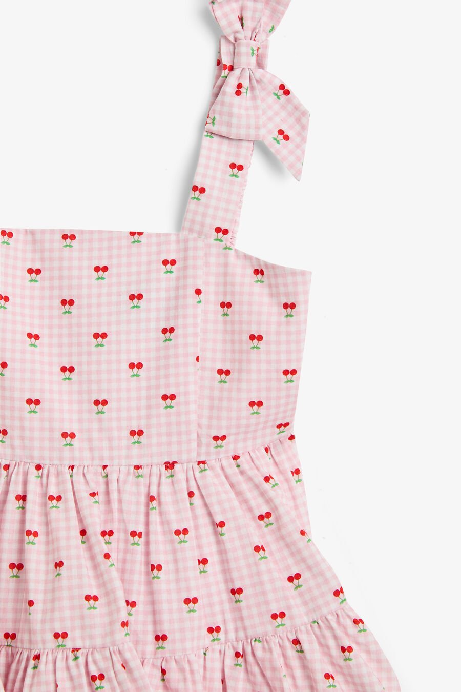 SUKI CHERRY MINI DRESS in colour Pink