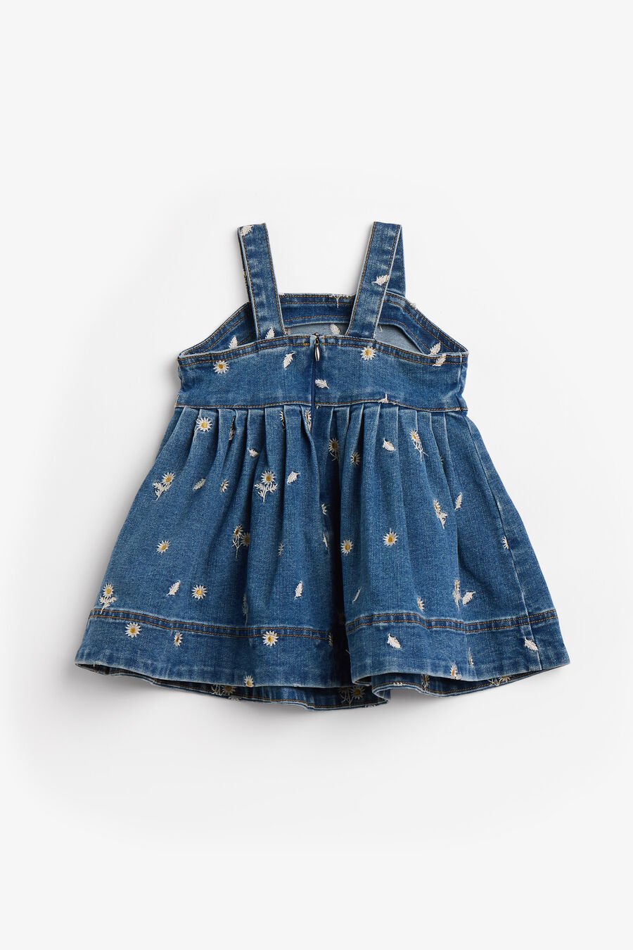 CATALINA DAISY DENIM DRESS in colour Denim Blue