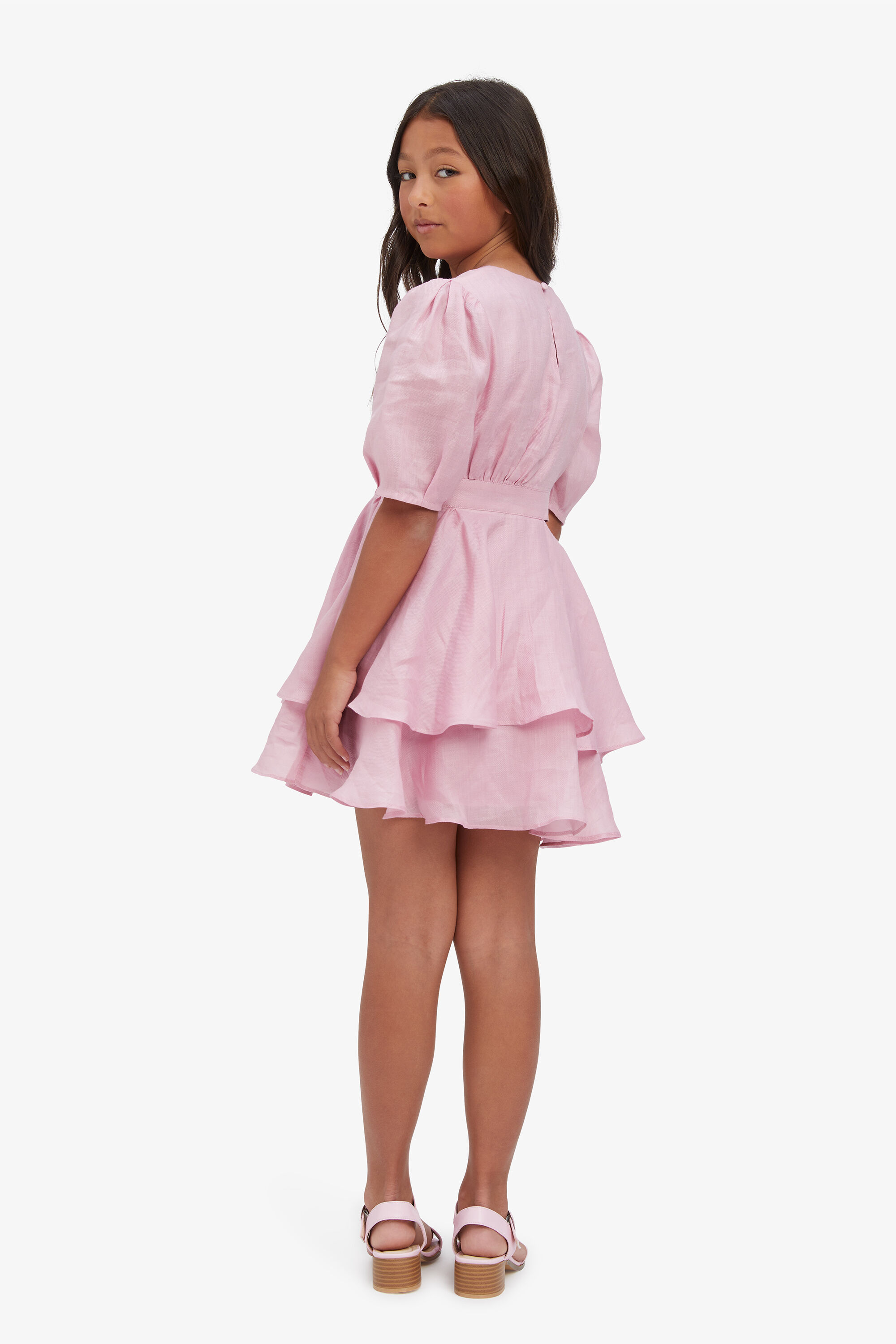 pink bardot mini dress Girls Charlotte Mini Dress In Bliss Pink