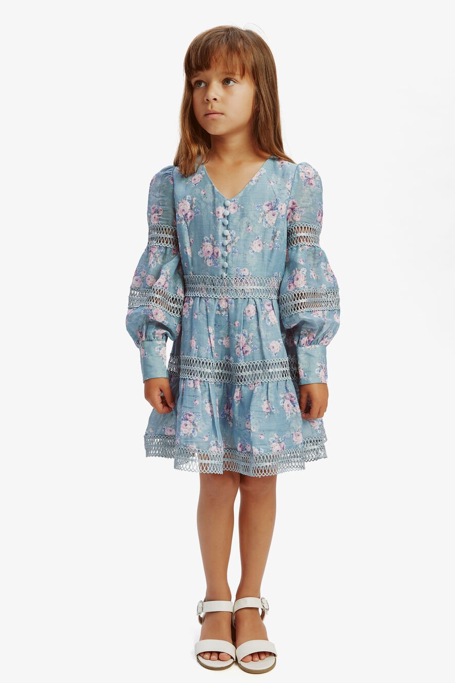 Girls Venice Floral Mini Dress