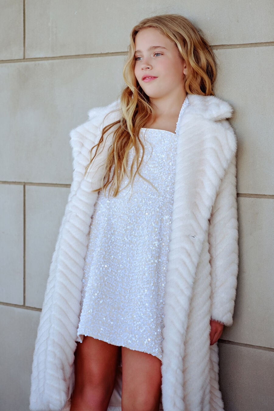 Girls Nevelle Sequin Dress