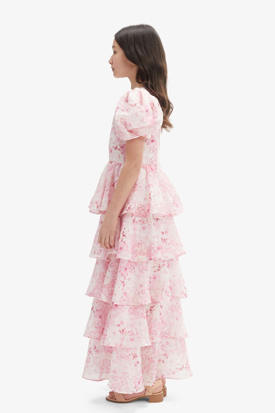 LENNY MAXI  DRESS in colour Pink Floral