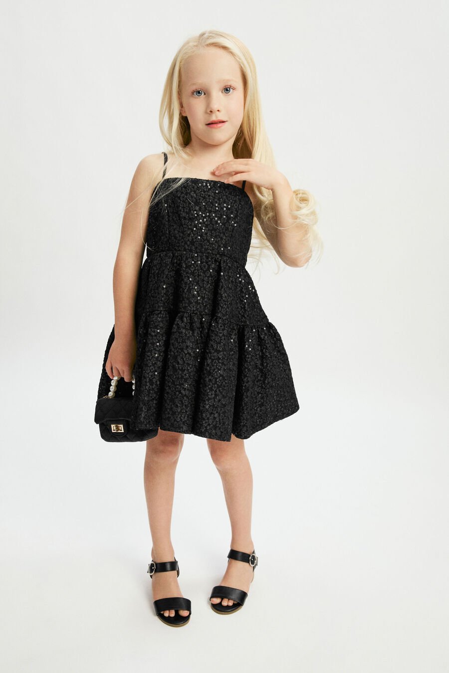 CELINE MINI DRESS in colour BLACK
