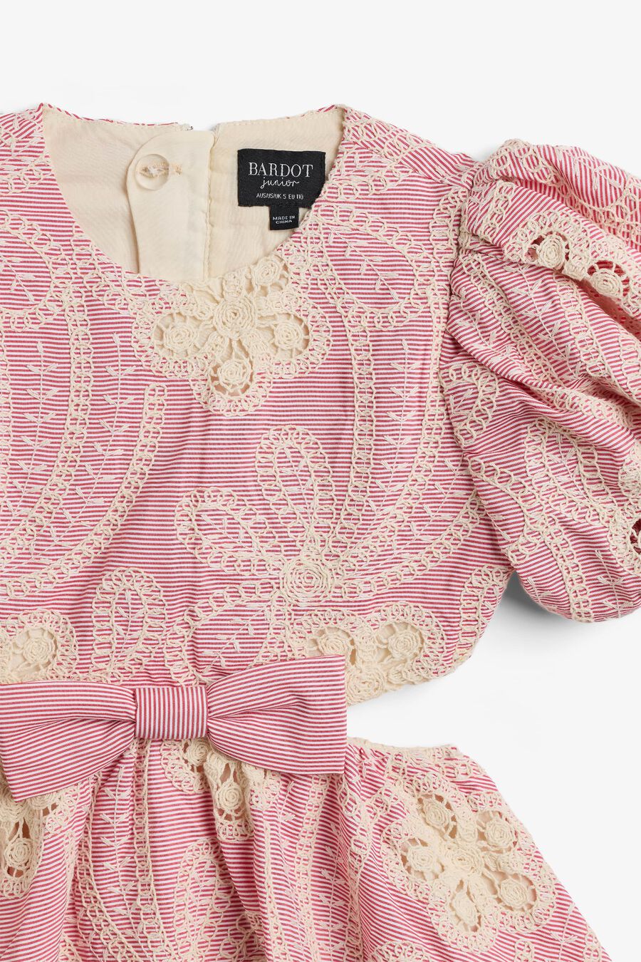 Girls Bella Stripe Mini Dress