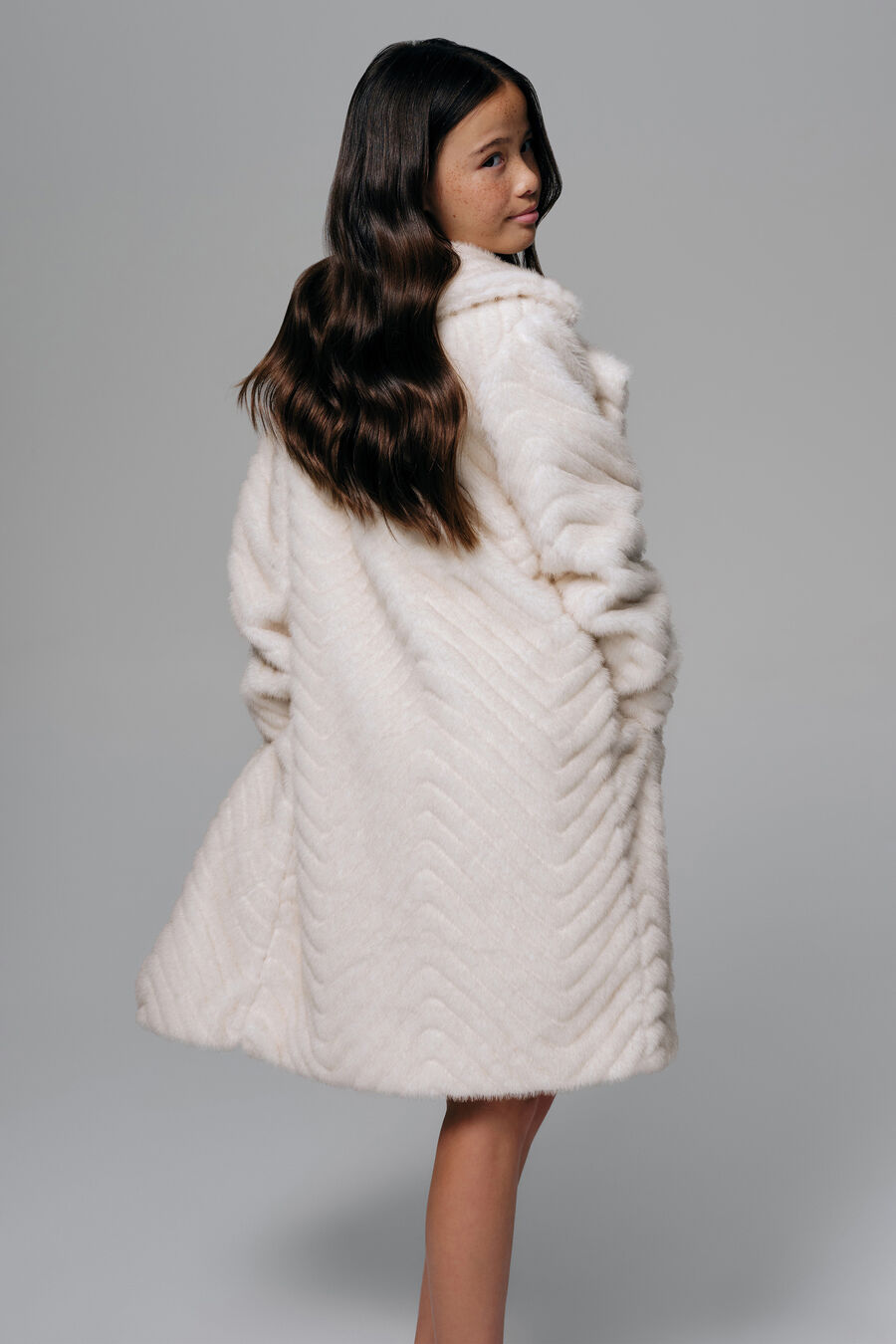 Girls Letty Faux Fur Coat