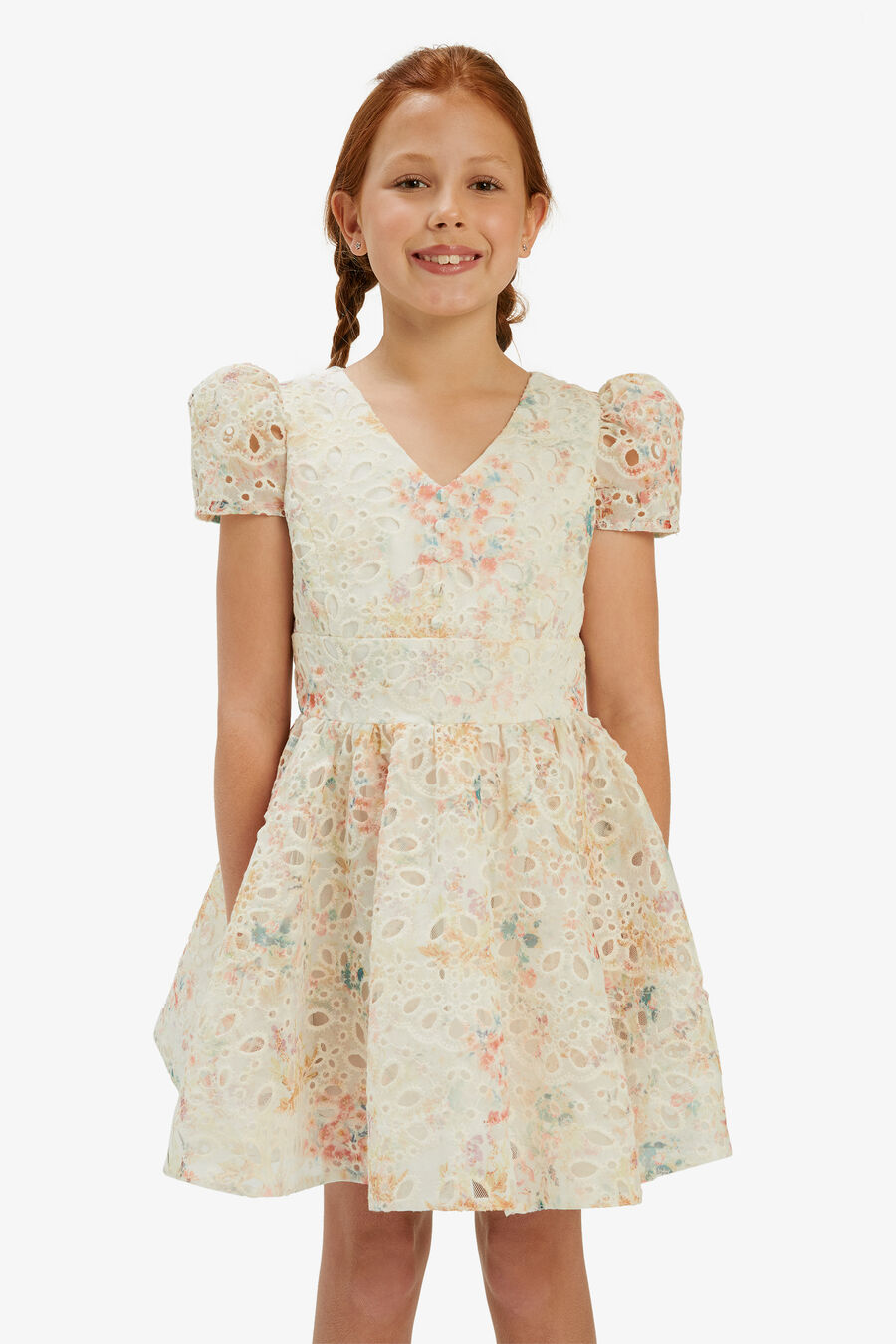 SIRENA MINI DRESS in colour Yellow Floral