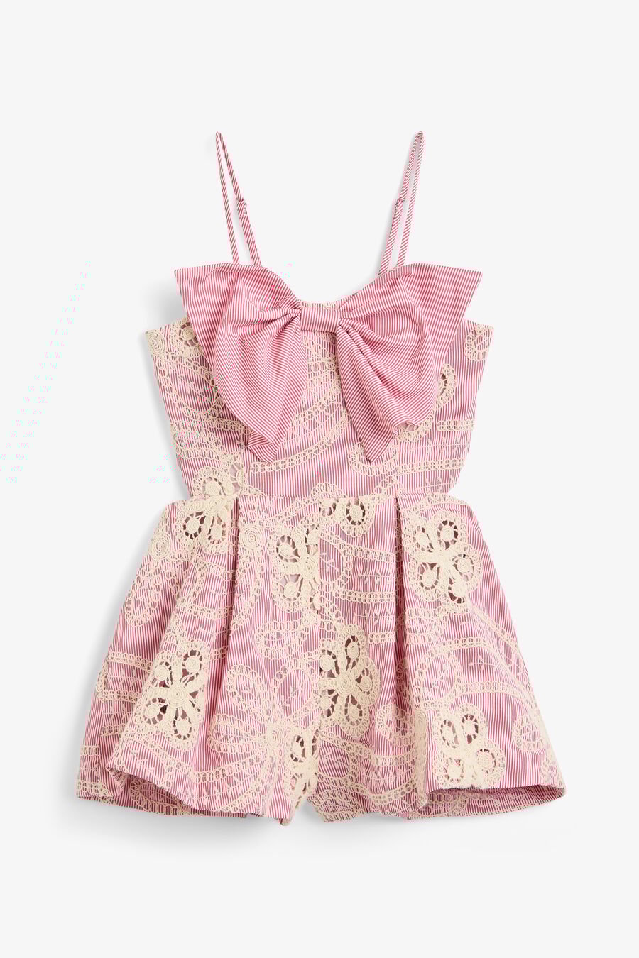 Girls Vieda Bow Front Playsuit