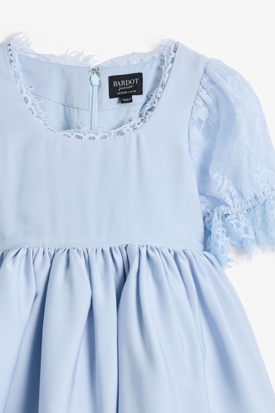 Girls Greta Satin Lace Dress