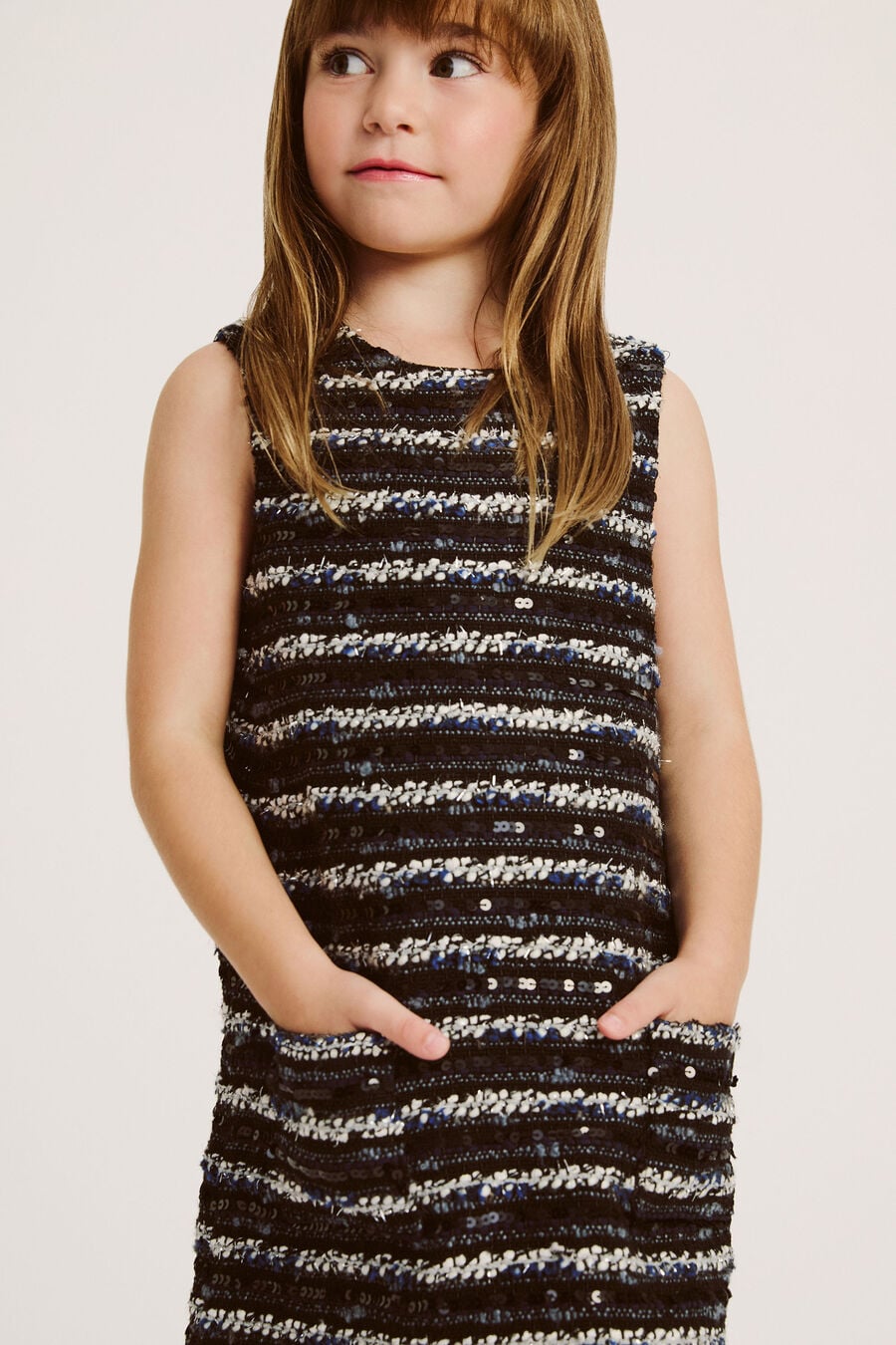 Girls Lana Boucle Dress