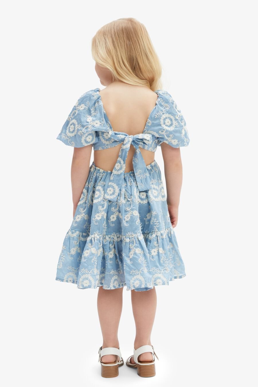 ELLE MINI DRESS in colour BABY BLU