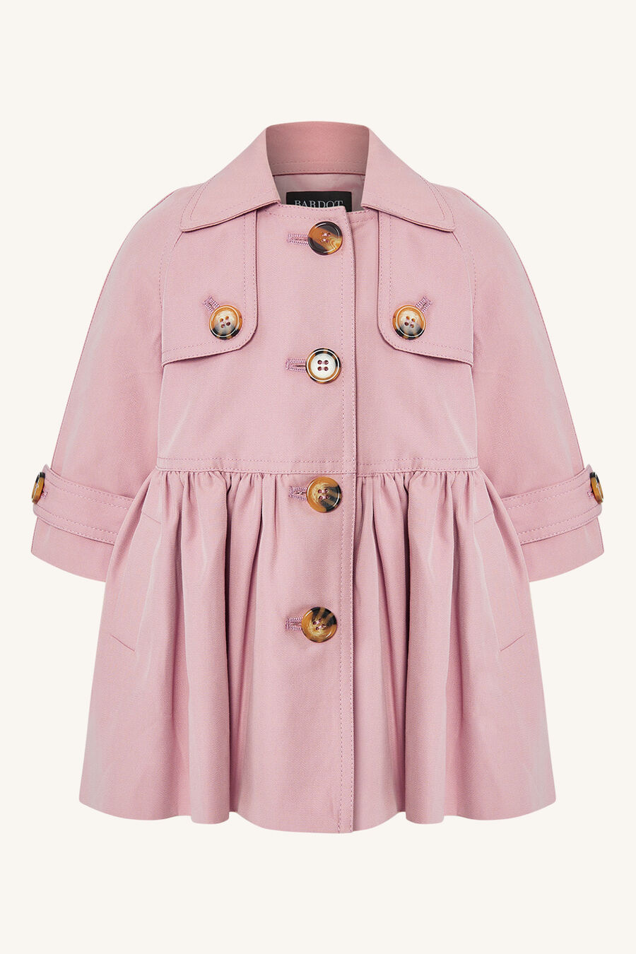 MIA CLASSIC TRENCH in colour BLUSH PINK