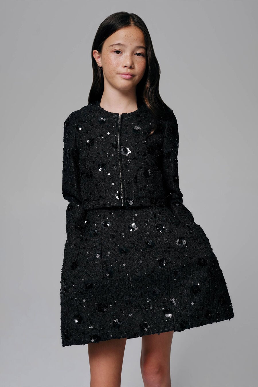Girls Nevelle Boucle Jacket