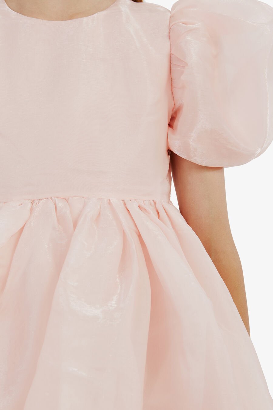 HALINA MINI DRESS in colour Powder Pink