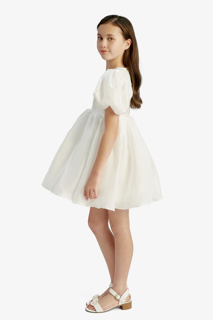 JULIET MINI DRESS in colour ORCHIDWHT