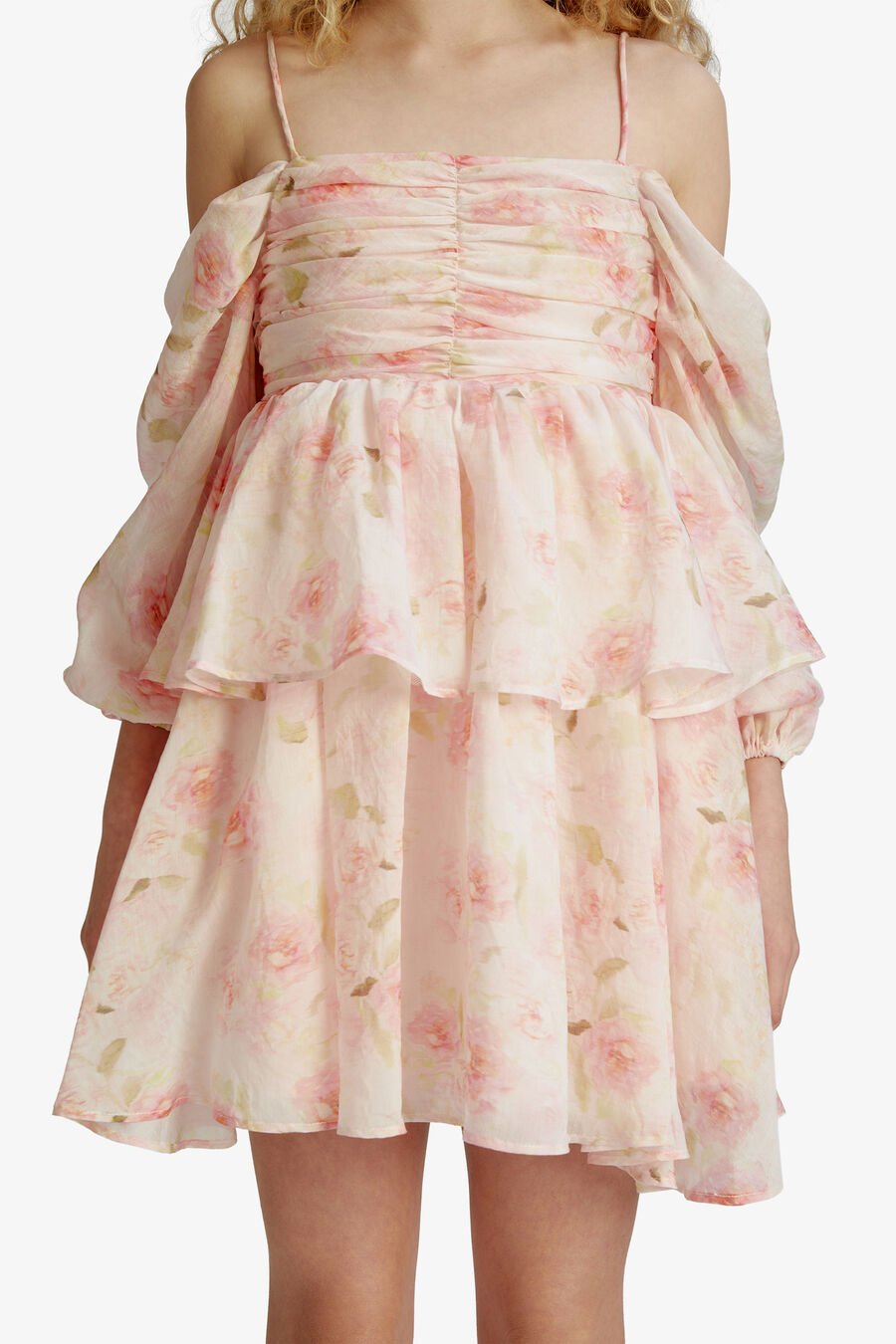 INAYA MINI DRESS in colour Pink Floral