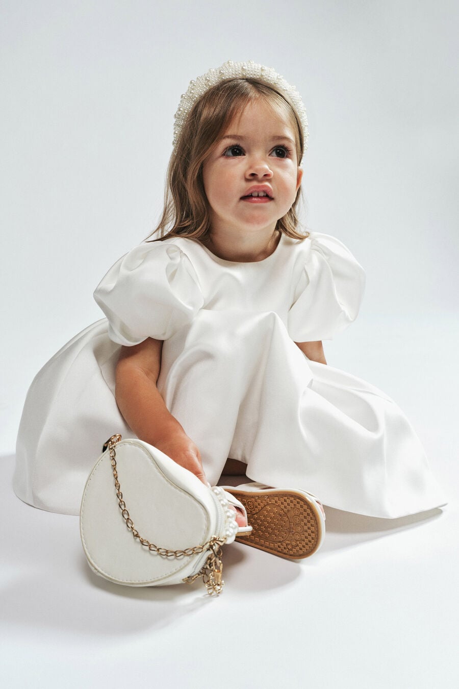Baby Girl Taylin Satin Dress