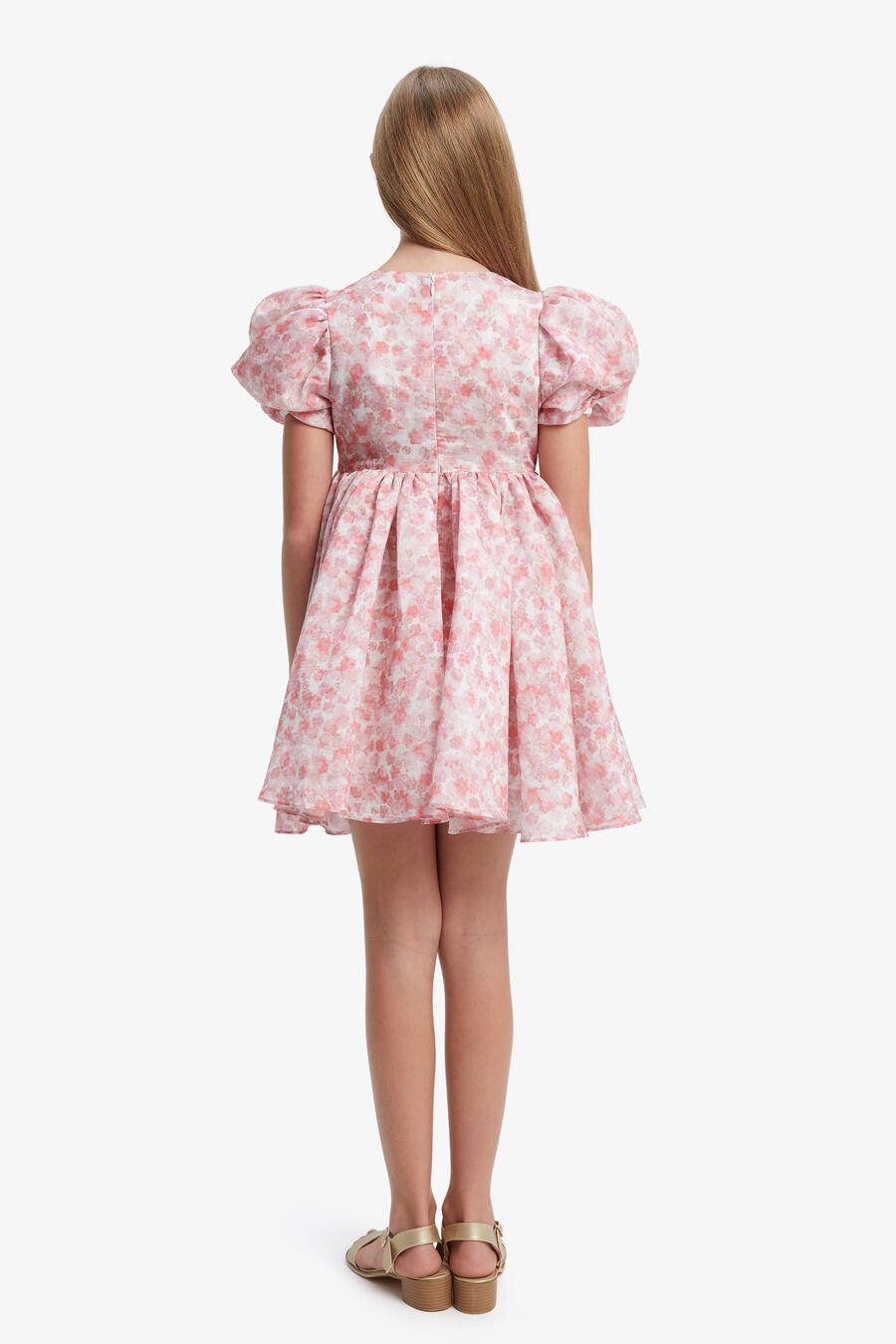 Girls Posy Poof Mini Dress
