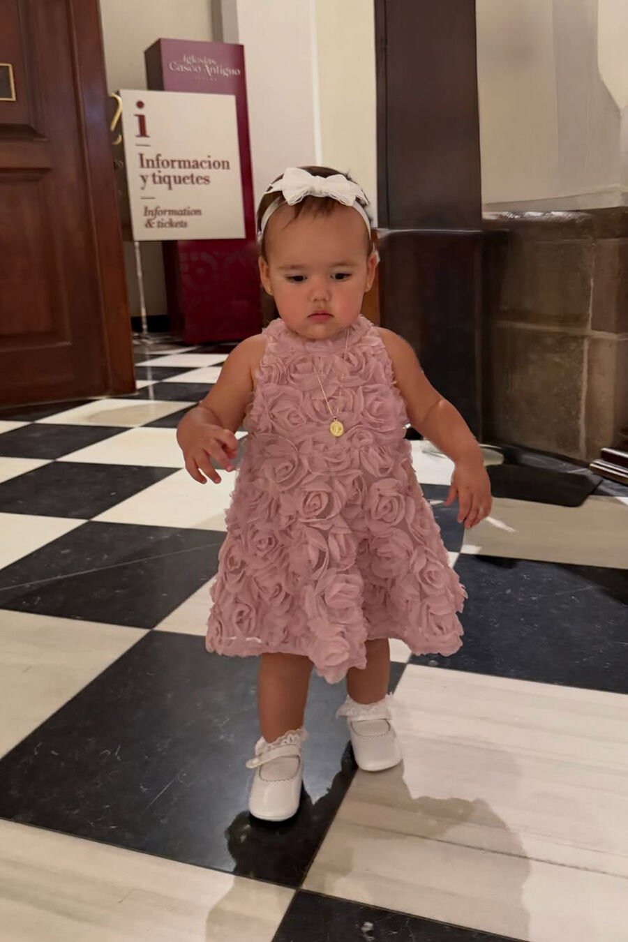 Baby Pia Rosette Dress