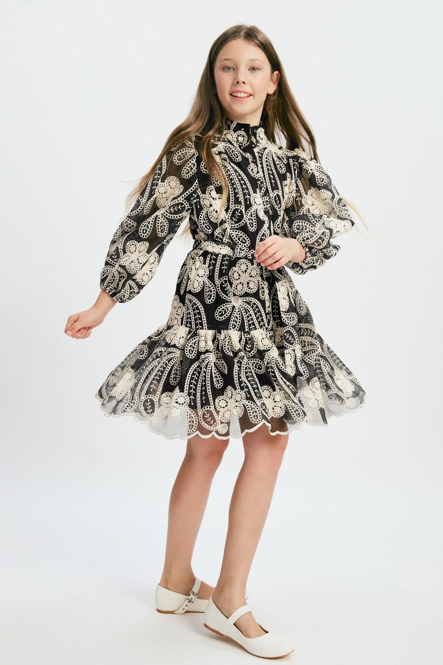 MAYA MINI SHIRT DRESS in colour BLACK