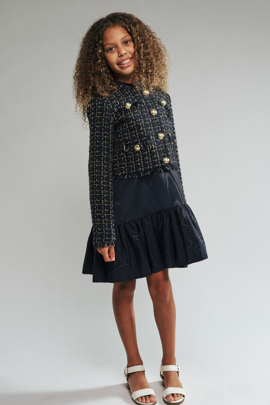 KHARI BLAZER in colour Navy Shine