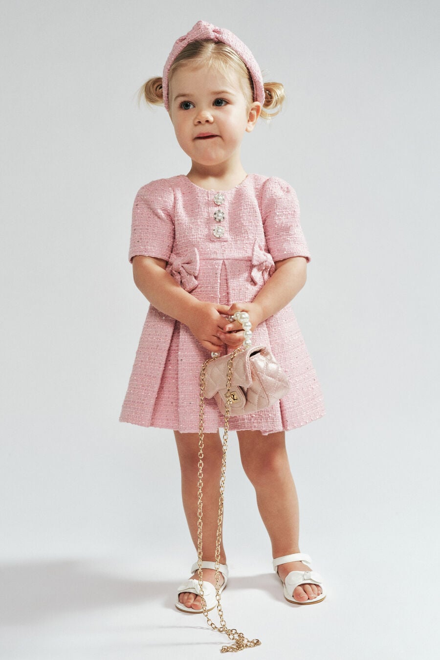 Baby Girl Trinity Boucle Dress