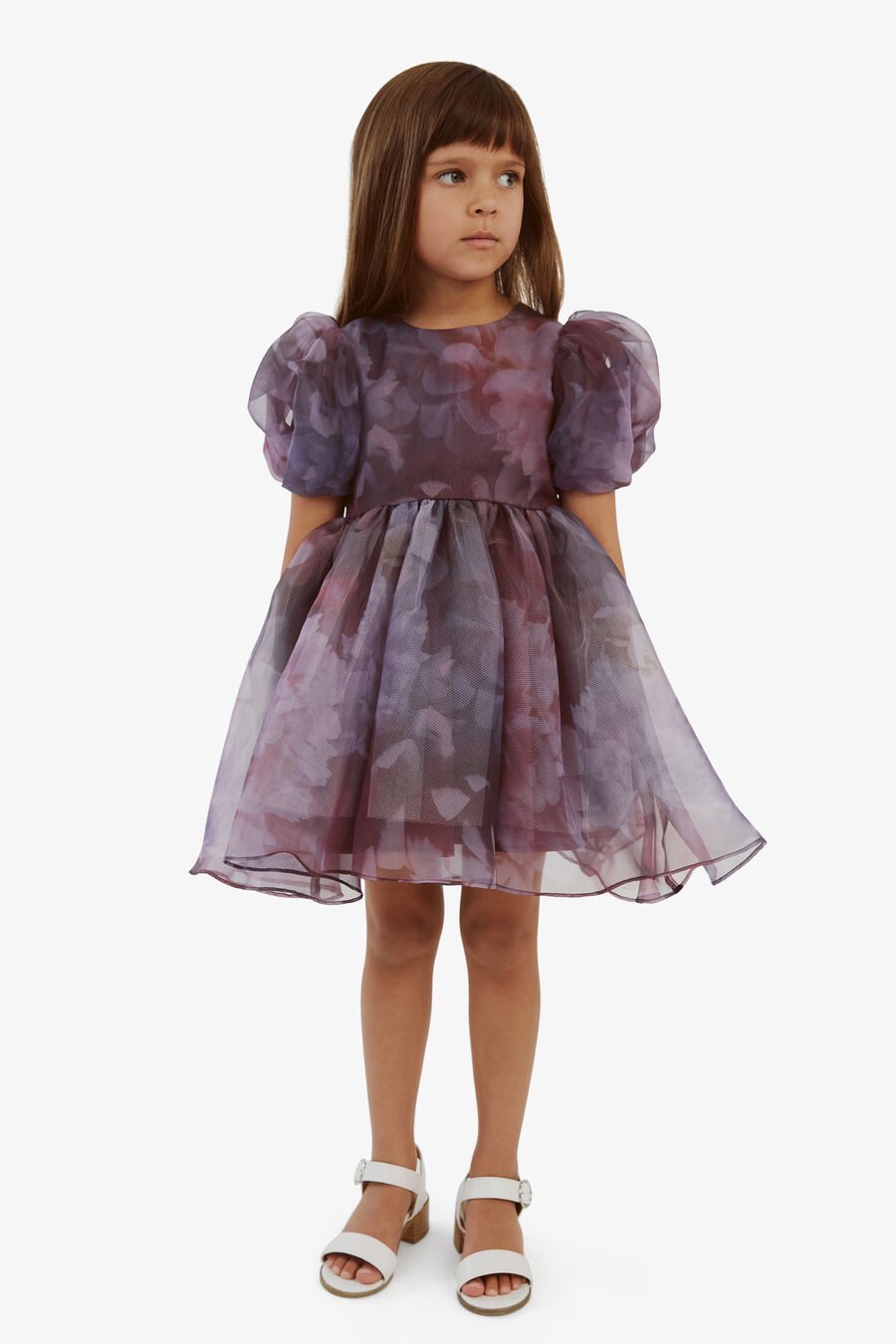 JULIET FLORAL MINI DRESS in colour MOOD BLOOM