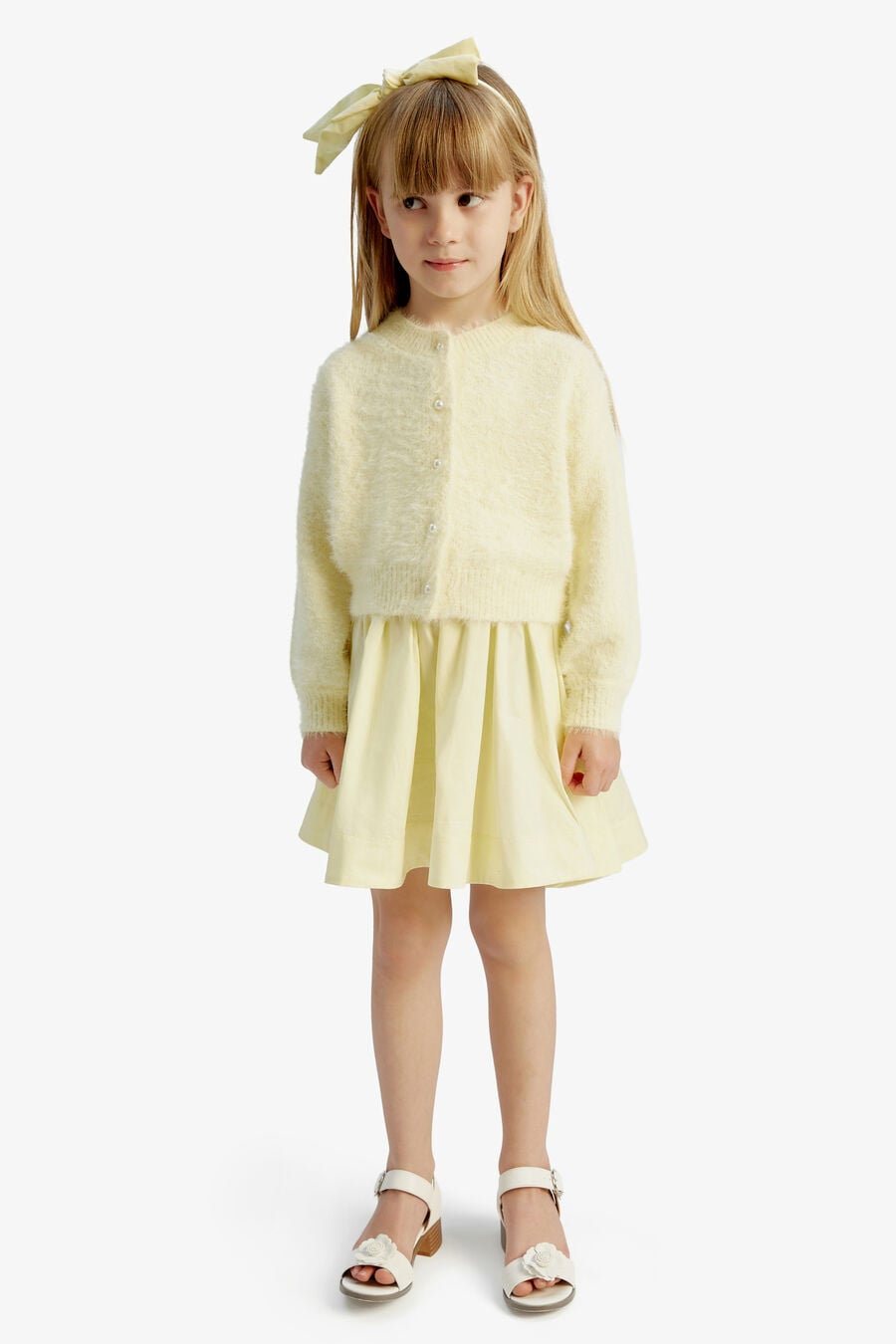 Girls Bell Sleeve Cardi