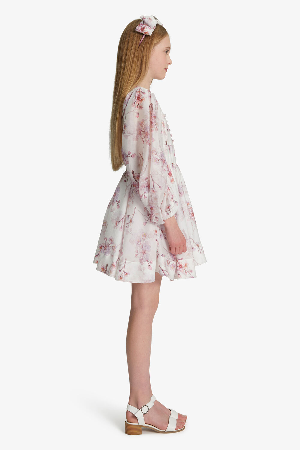 GIRLS RAISA MINI DRESS in colour BLOSSOM