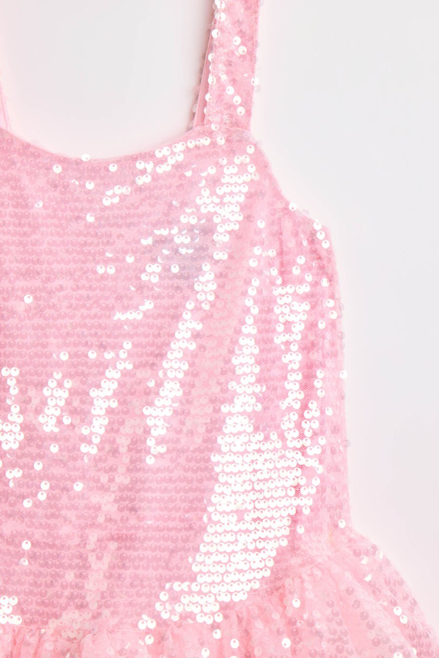 ALANNA MESH SEQUIN DRESS in colour Pink