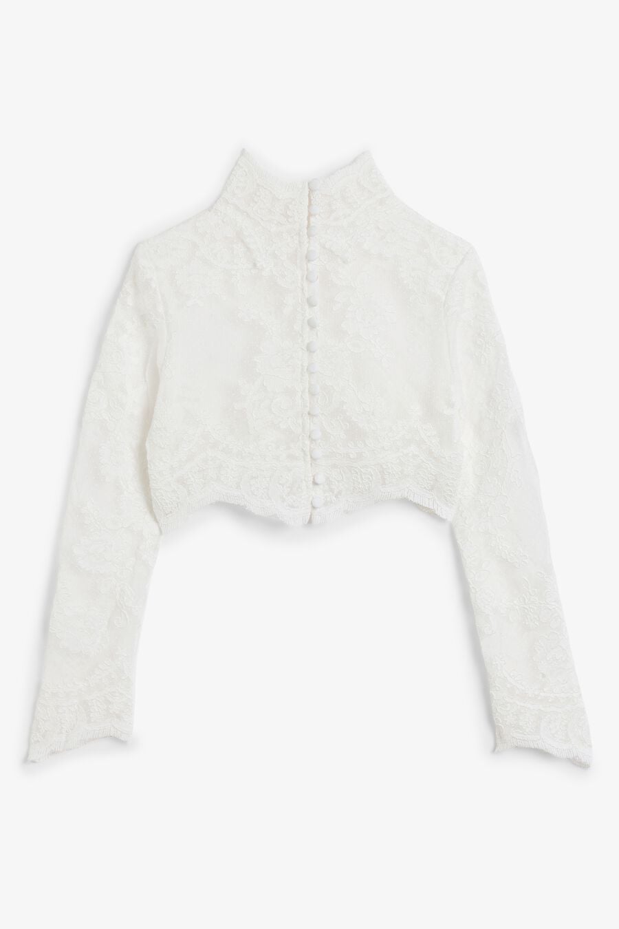 FLEURINE LACE TOP in colour White