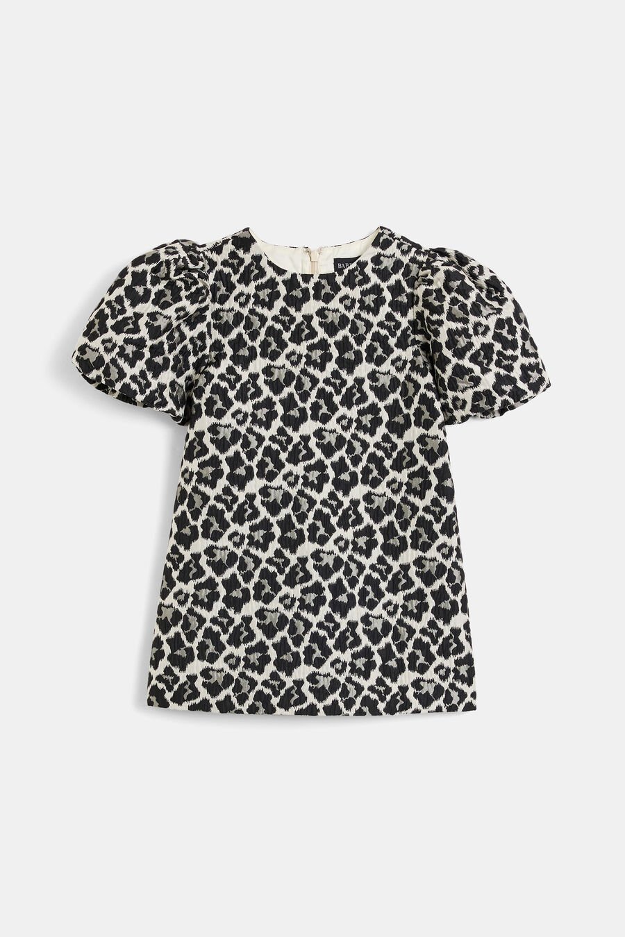 ZAYLA LEOPARD MINI DRESS in colour Black