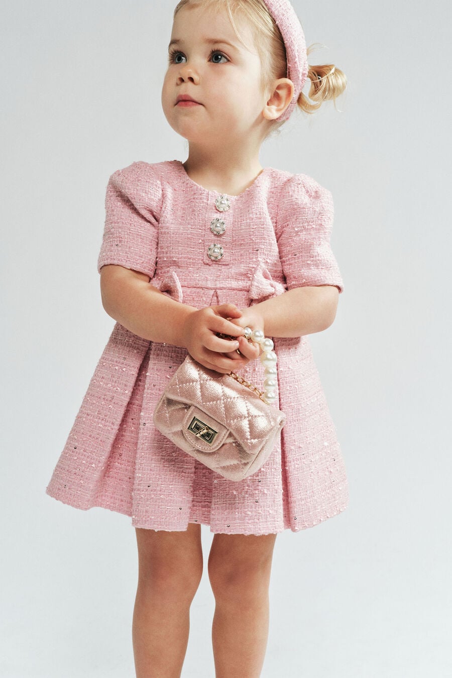 Baby Girl Trinity Boucle Dress