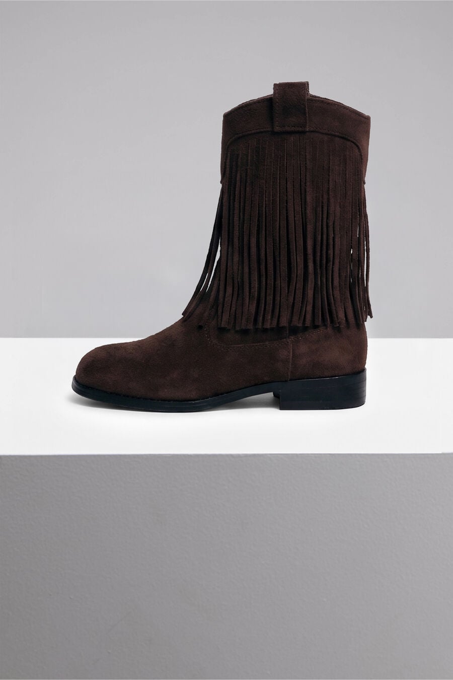 Girls Suede Fringe Boot