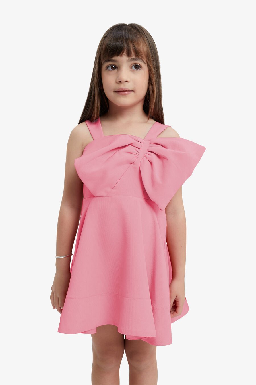 Girls Stefania Mini Bow Dress
