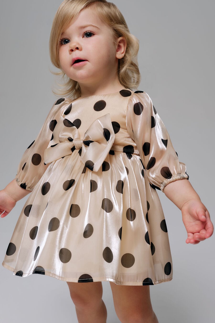 Baby Girl Wednesday Organza Spot Dress