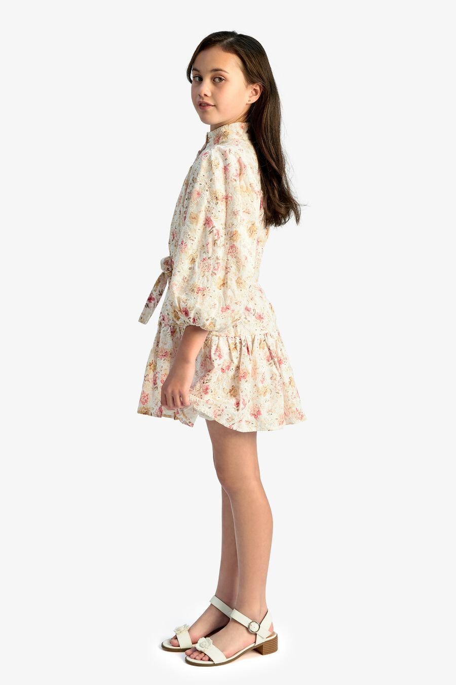 ASHA MINI SHIRT DRESS in colour Vintage Floral