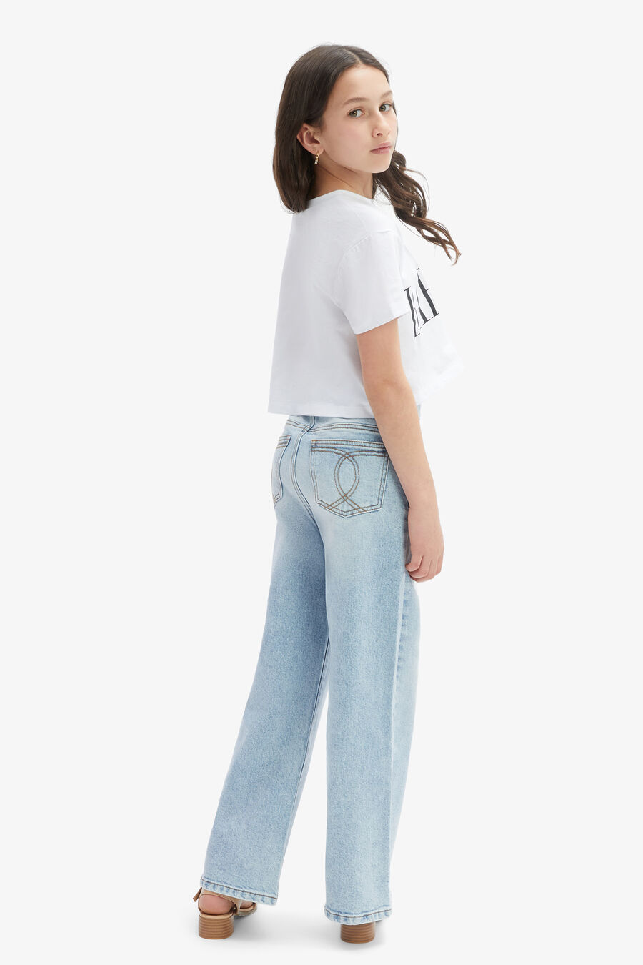 BARDOT BOXY TEE in colour WHITE