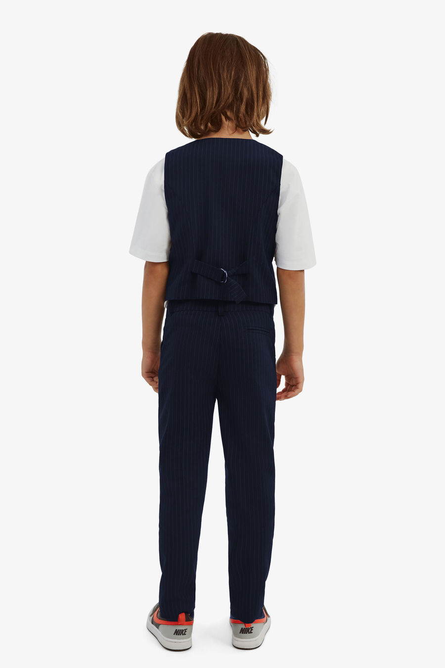 Boys Charles Pin Stripe Vest