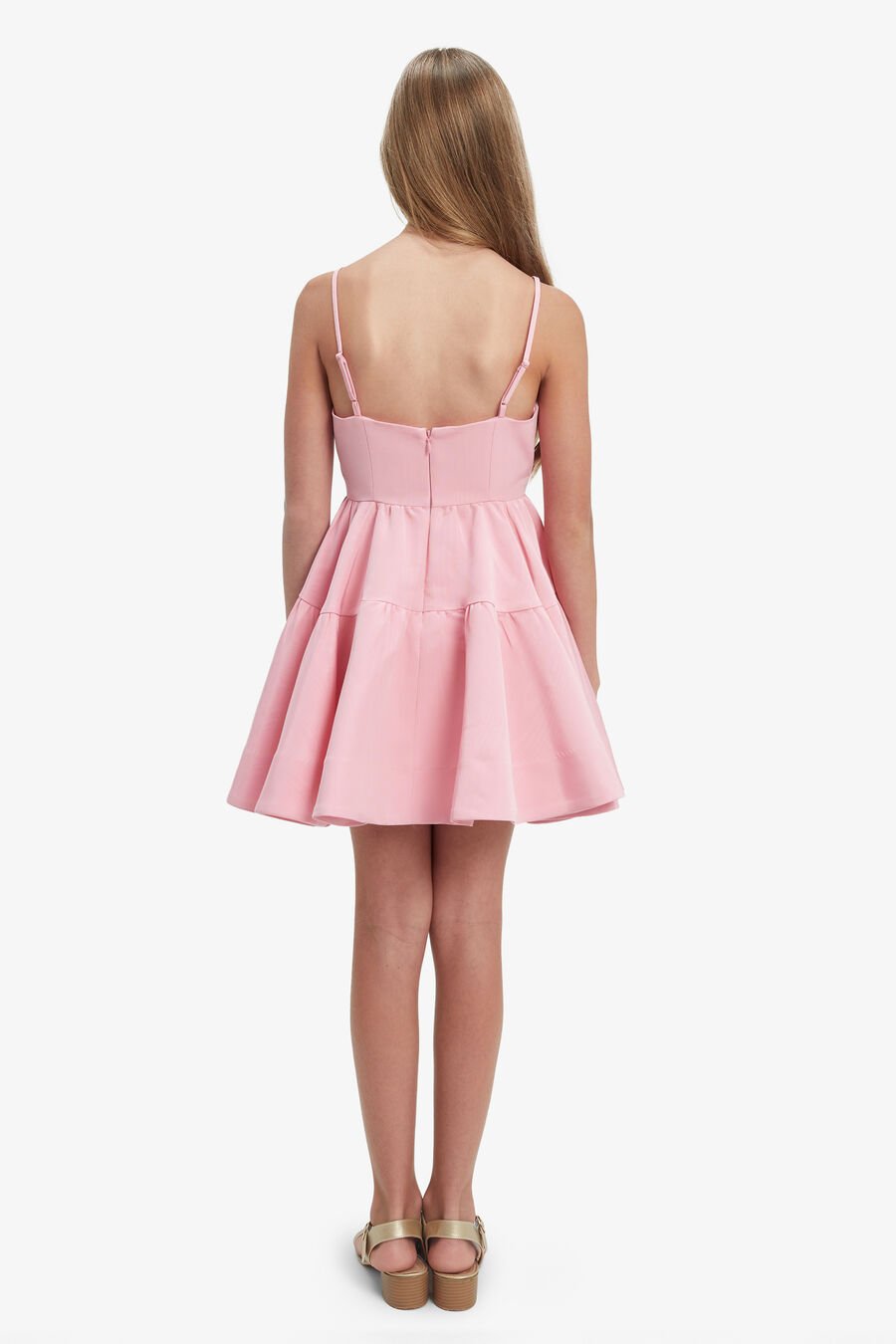 CHARLOTTE MINI DRESS in colour BLISS PINK