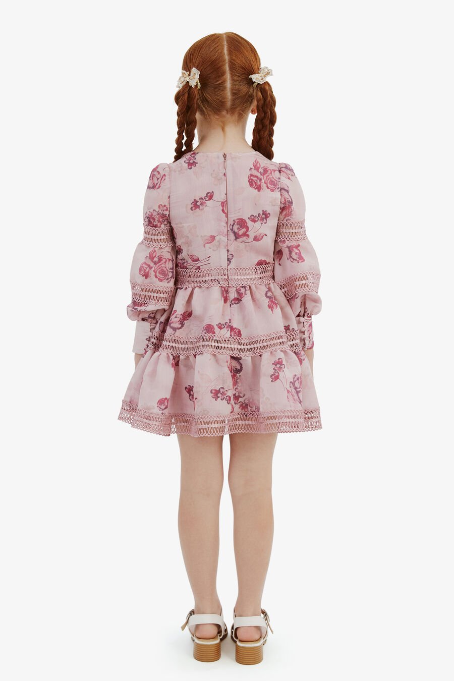 VENICE FLORAL MINI DRESS in colour PINK FLORA