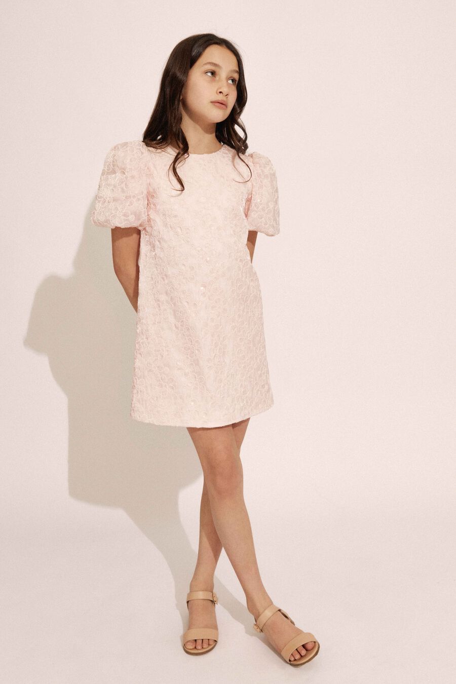 GISELLE MINI DRESS in colour PINK