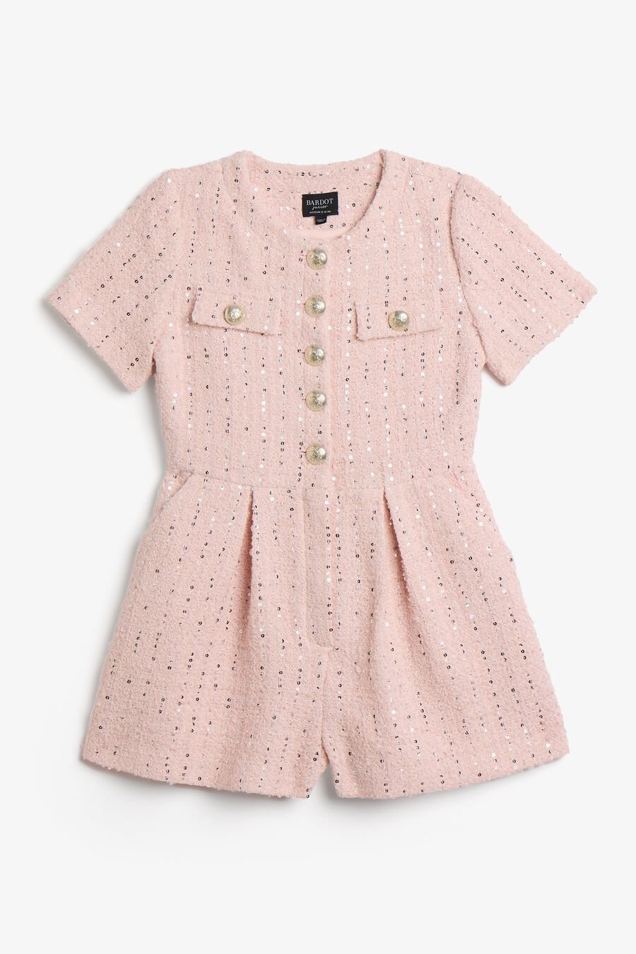 Girls Estelle Boucle Playsuit