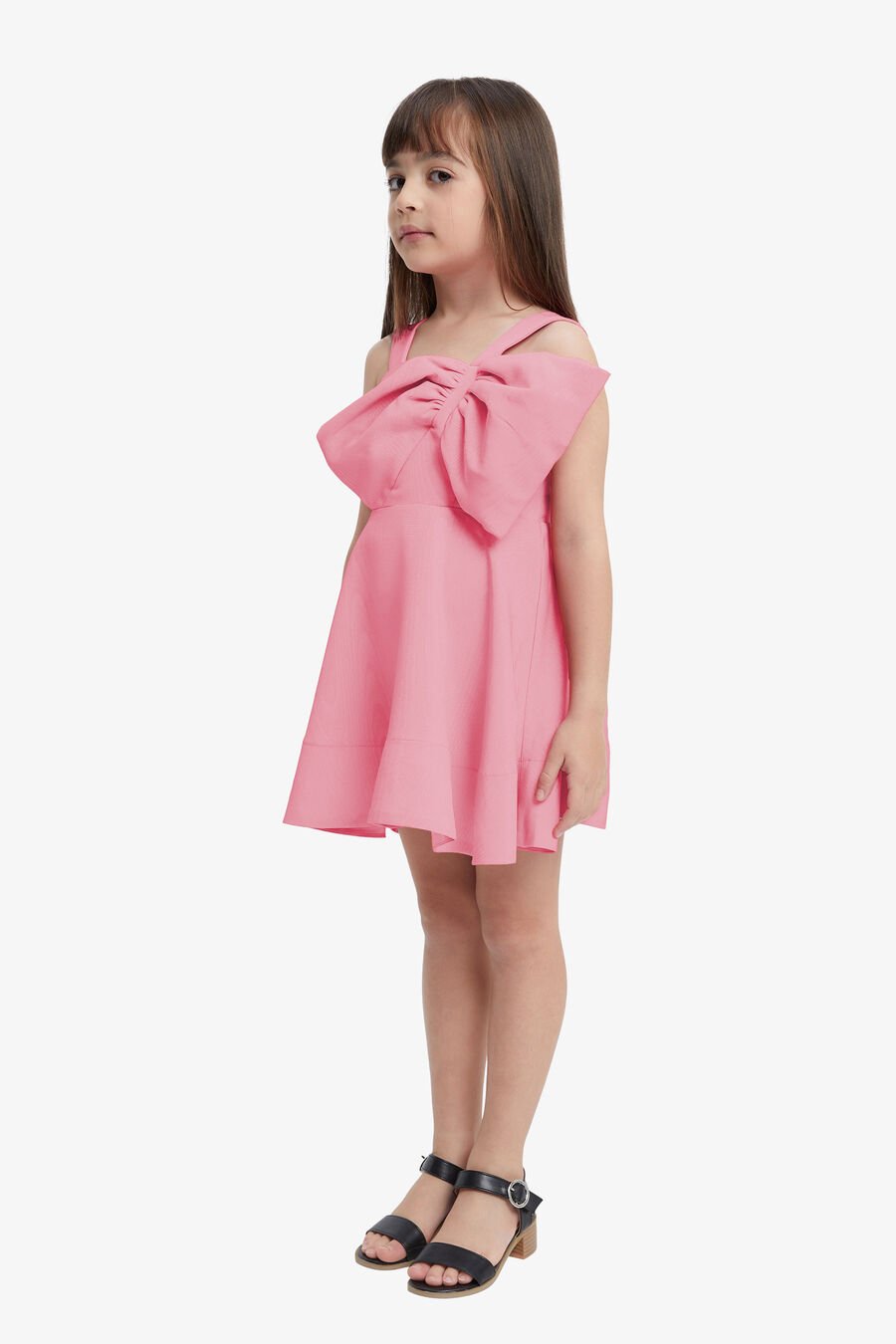Girls Stefania Mini Bow Dress