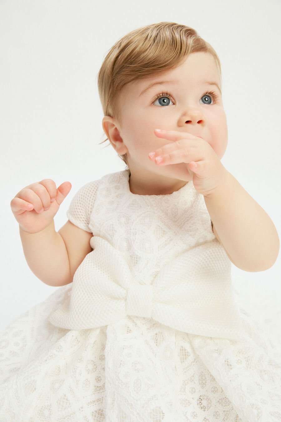 AVA STARLET DRESS in colour Ivory