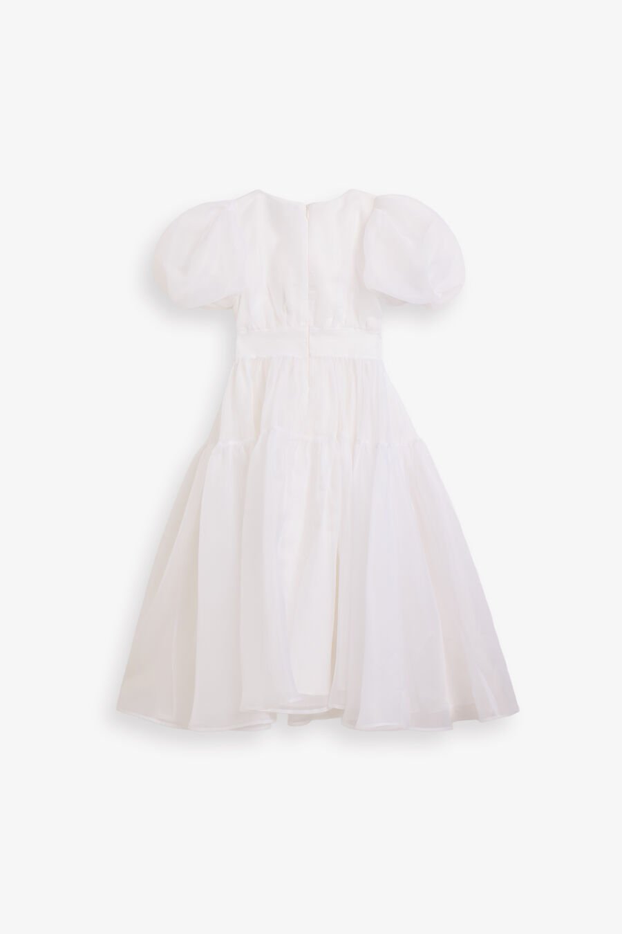 ZOE ORGANZA MIDI DRESS in colour ORCHID WHT