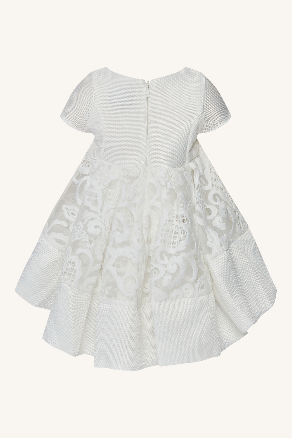 BABY GIRL AVA STARLET DRESS in colour SNOW WHITE