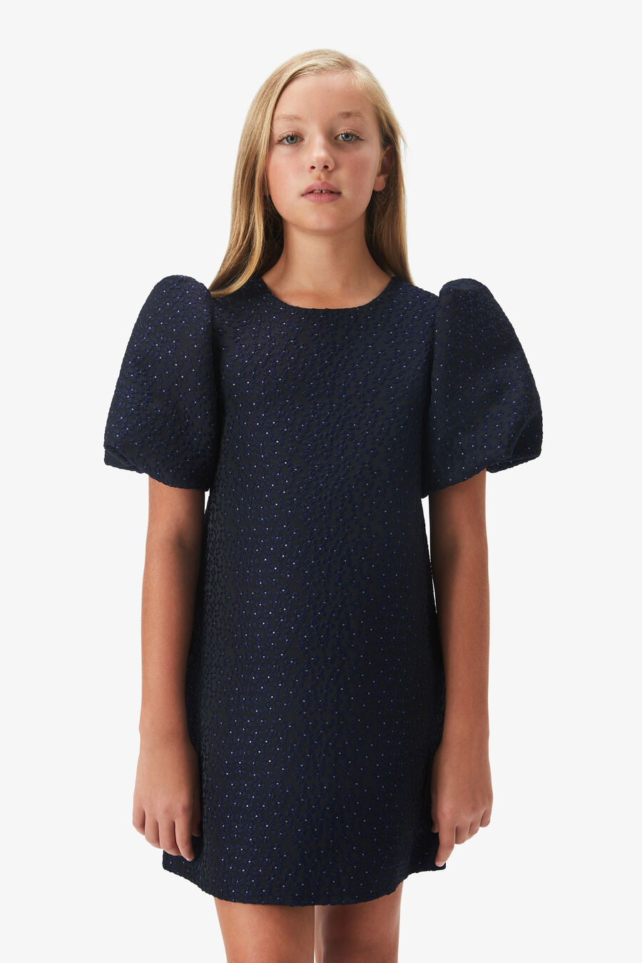 GISELLE MINI DRESS in colour NAVY