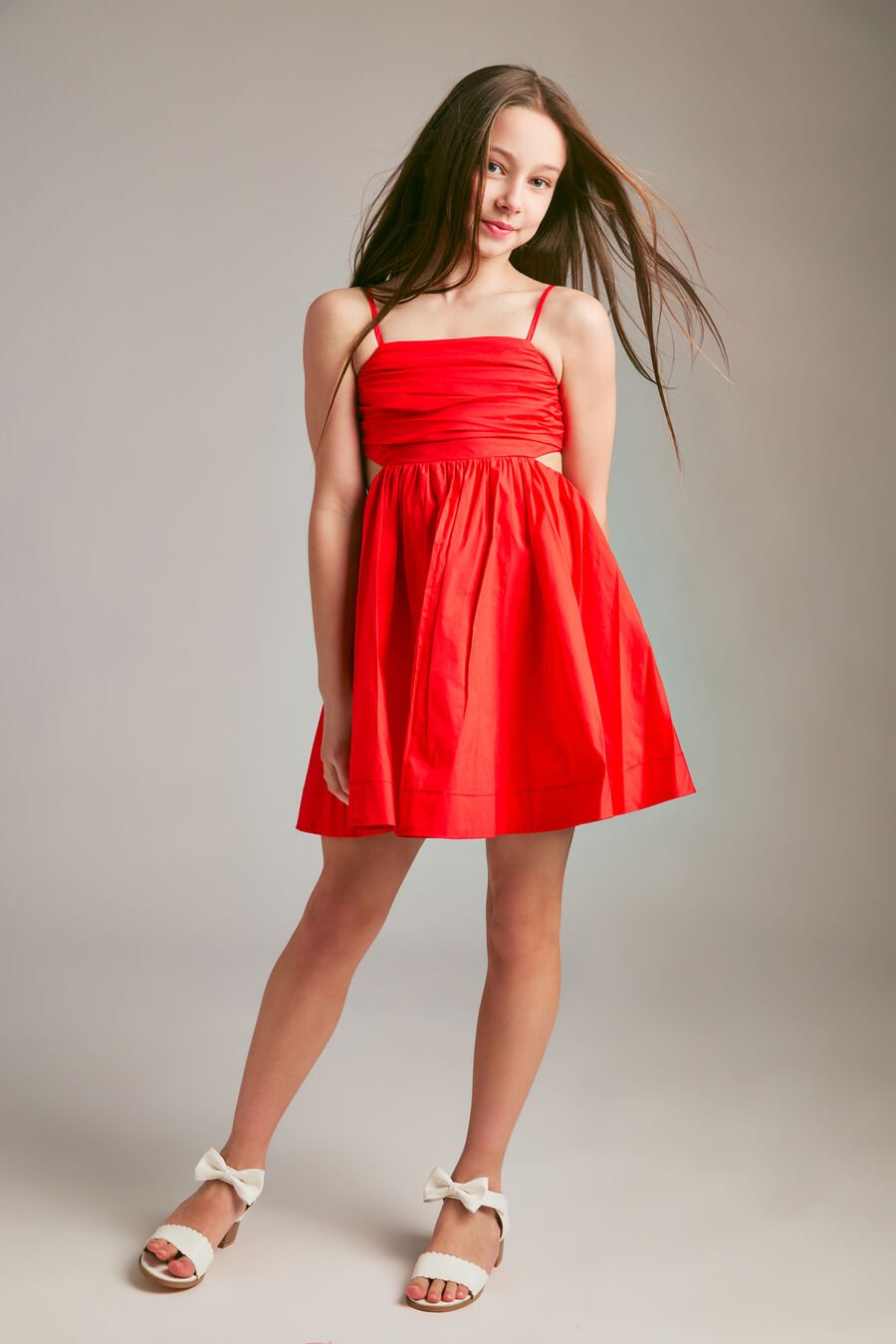 Girls Zarela Poplin Dress