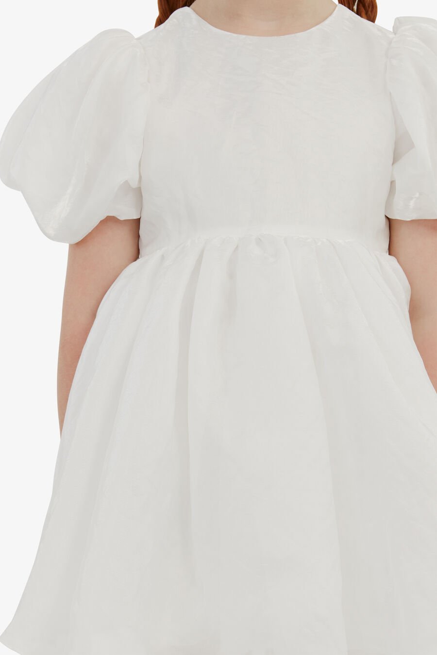 JULIET ORGANZA MINI DRESS in colour ORCHIDWHT