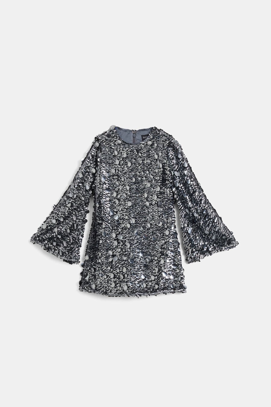 ARIA SEQUIN DRESS in colour Silver Grey